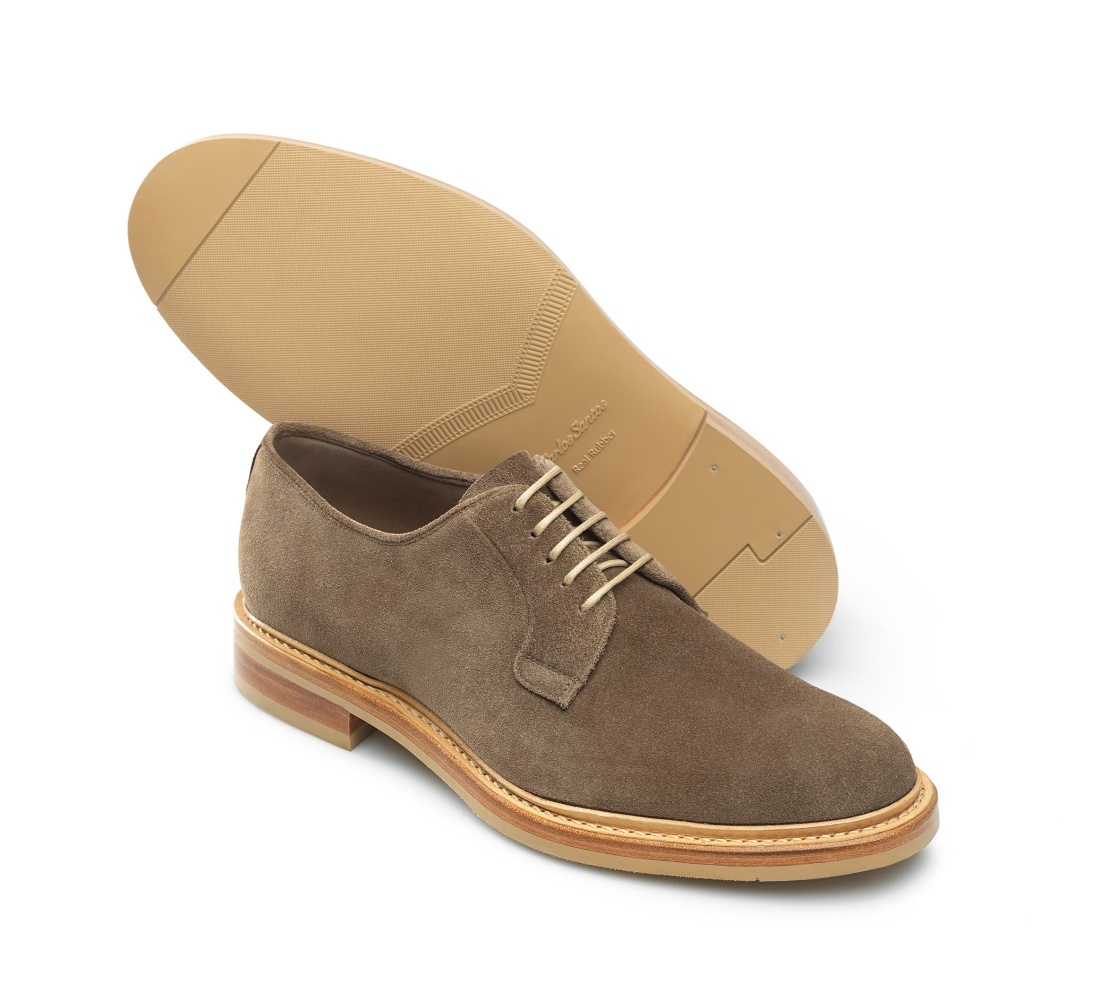 Chaussures Cap Toe - Thomas Suede Olive